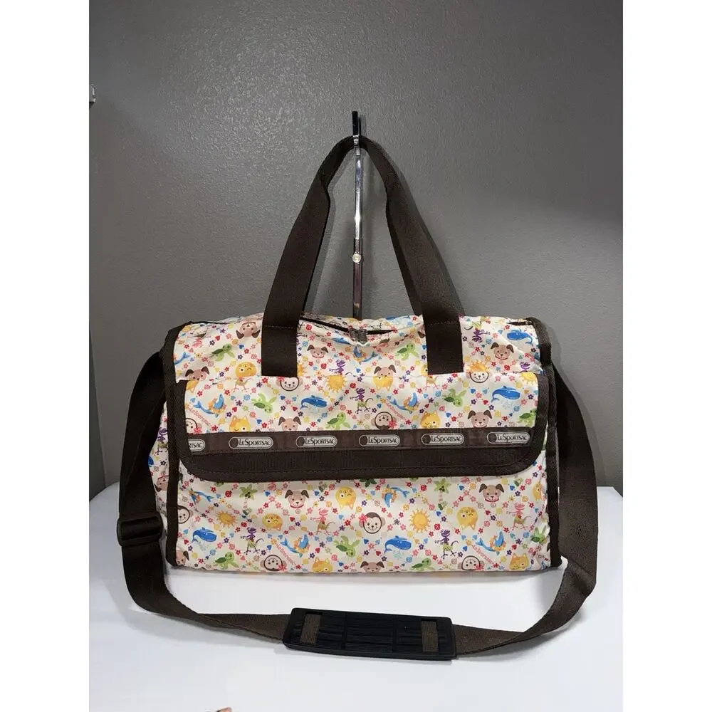 LeSportSac Island Cuties Hawaii Baby Travel Duffel Diaper Bag Changing Pad Pouch
